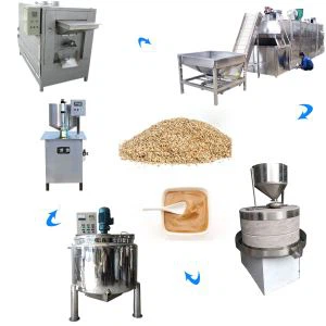 Linia de producție a untului de arahide